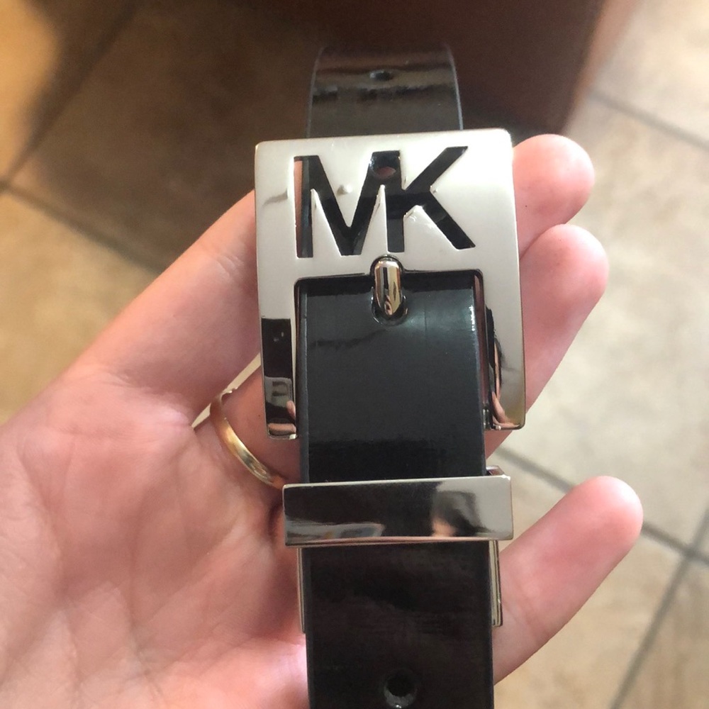 Michael Kors Genuine Leather Reversible Belt